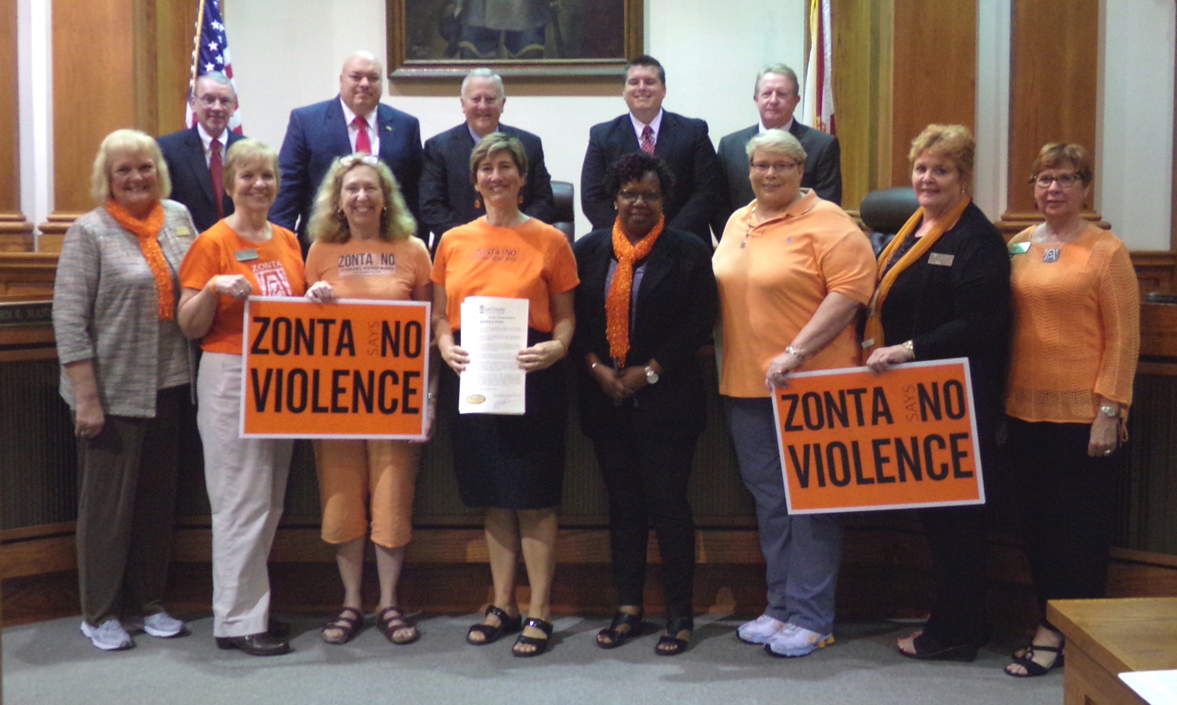 12-01-15 Zonta Says No to Violence Against Women